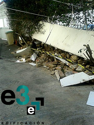 E3Edificación en Muros de Vallado contra viento